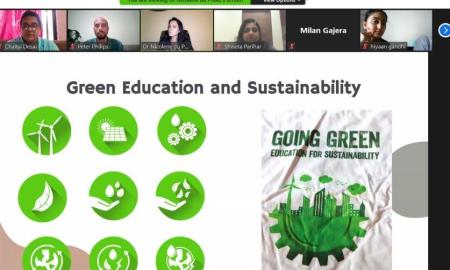 Webinar on- Advancing well-being through sustainable education